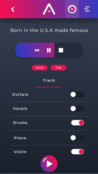 Track Play mode – Trib
